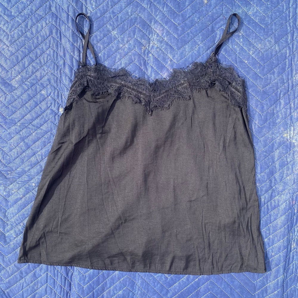 hollister silk top